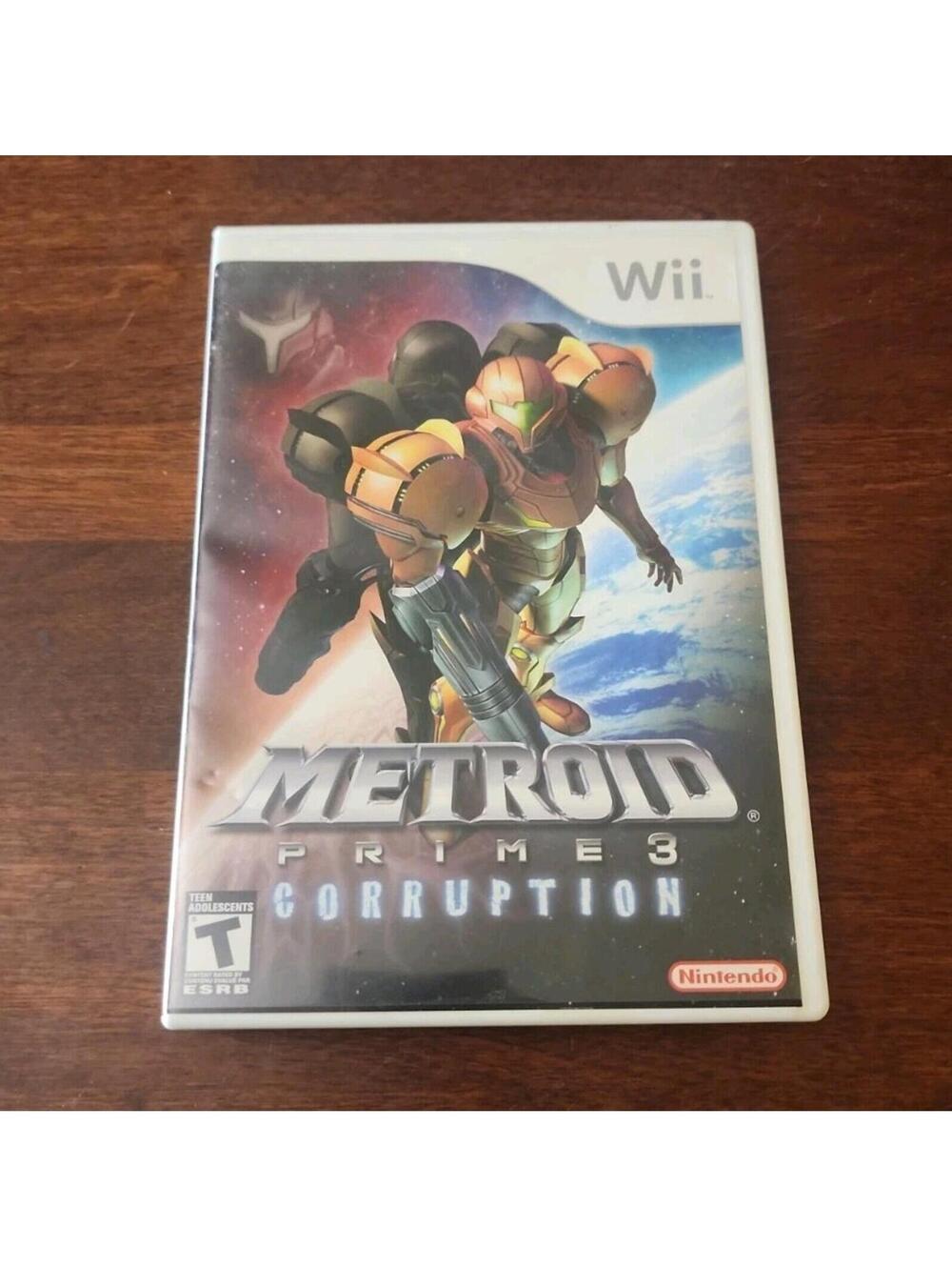 Metroid Prime 3 Corruption (Nintendo Wii) Complete* Tested*